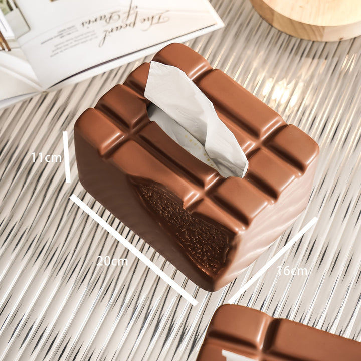 Chocolate Tissue Box Decor