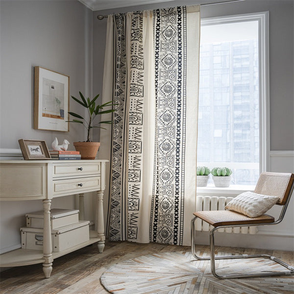 Minimal Ethnic Curtain