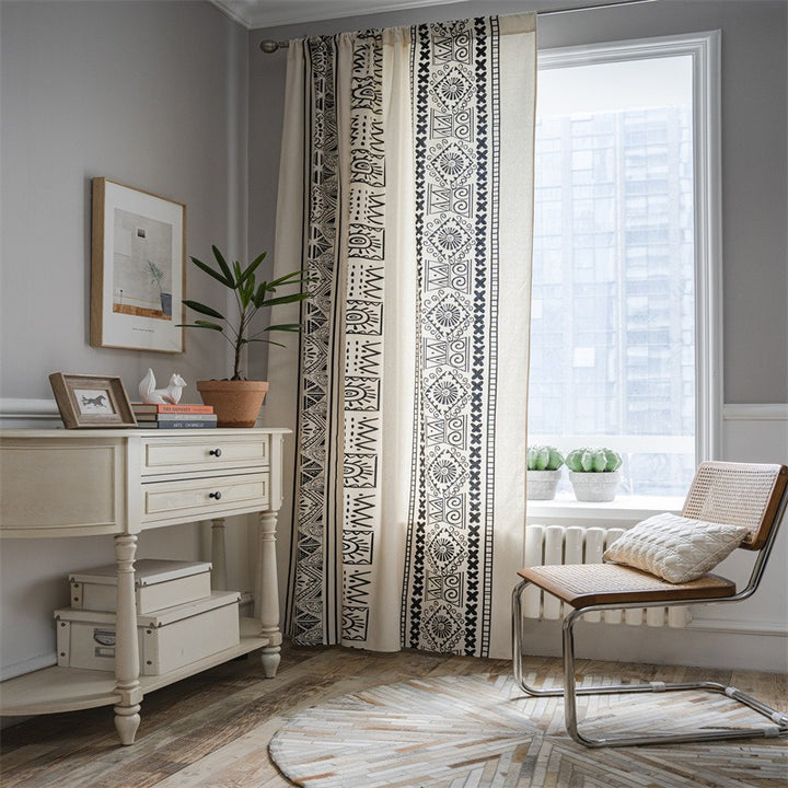 Minimal Ethnic Curtain