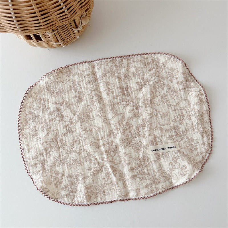 Floral Lullaby Burp Cloth Set