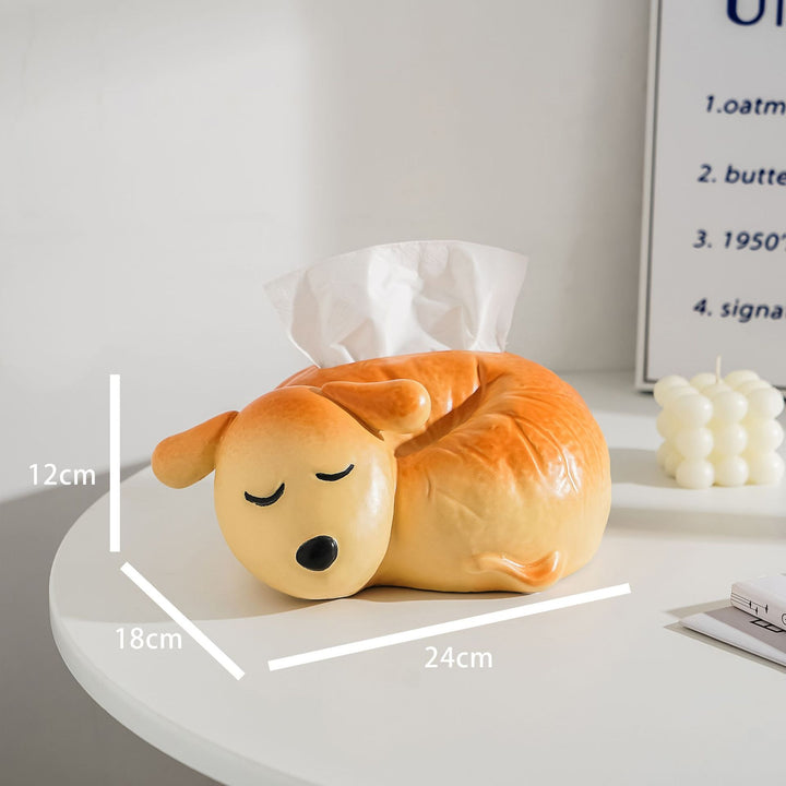 Cute Puppy Tissue Box Decor