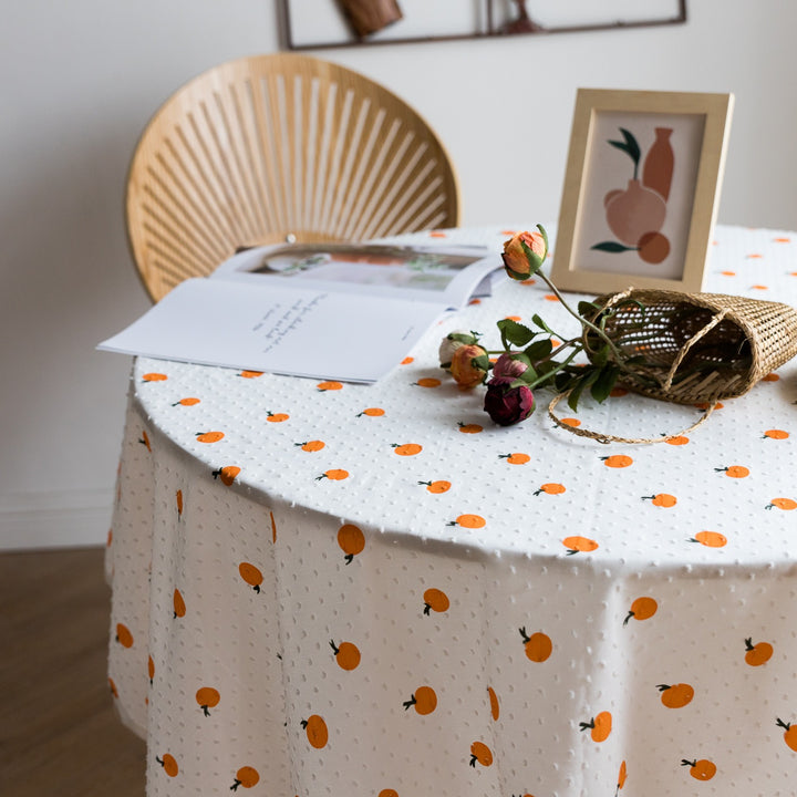 Orange Fun Table Cloth