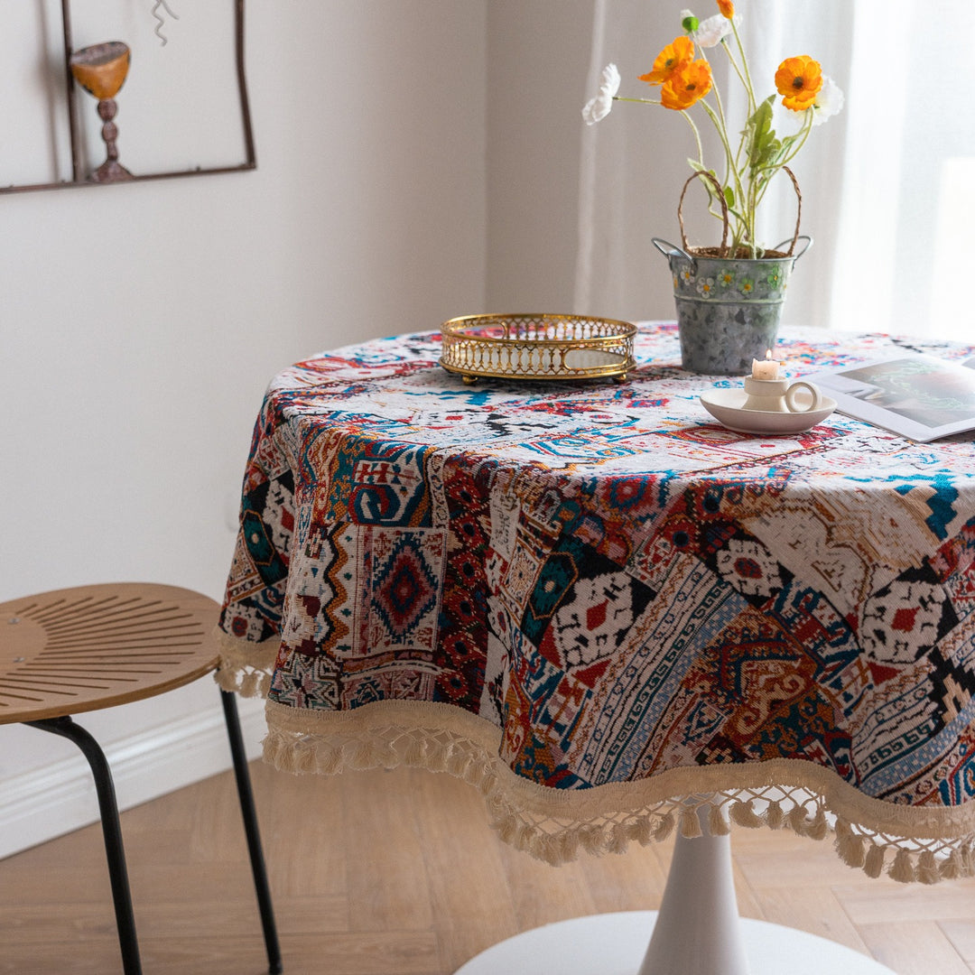 Mexico Style Tassel Table Cloth Collection