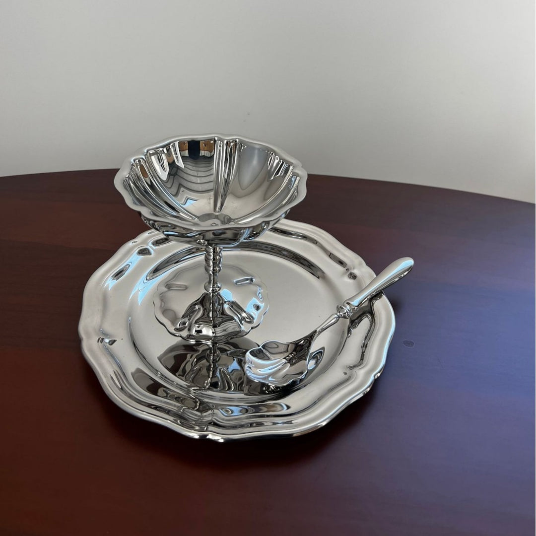 Royal Floral Metal Cup