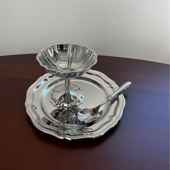Royal Floral Metal Cup