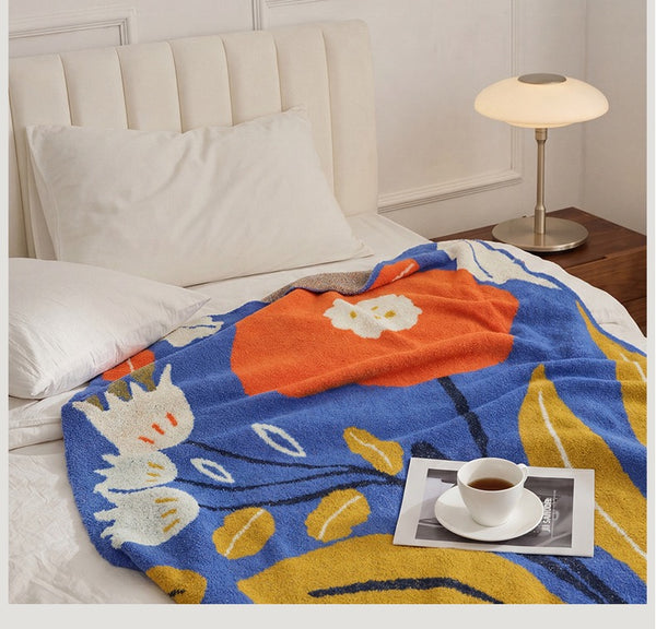 Midnight Bloom Dream Throw
