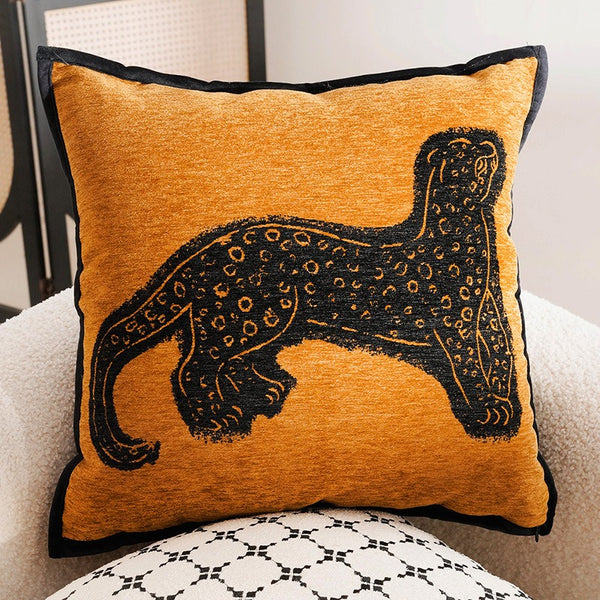 Vintage Leopard Cushion
