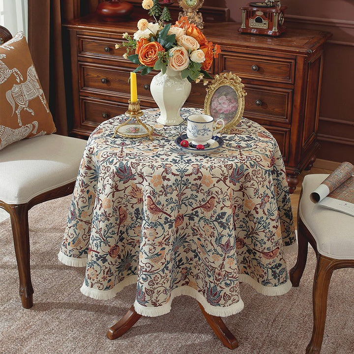 Royal Skies Round Tablecloth