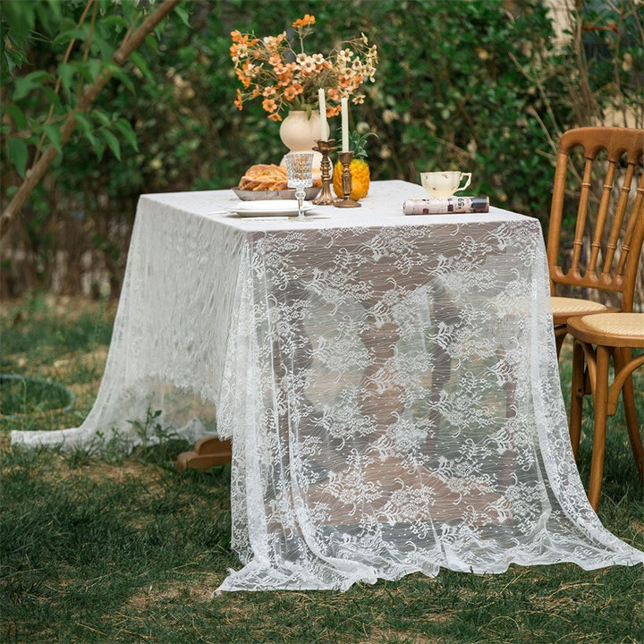 Lawn Party Lace Table Cloth