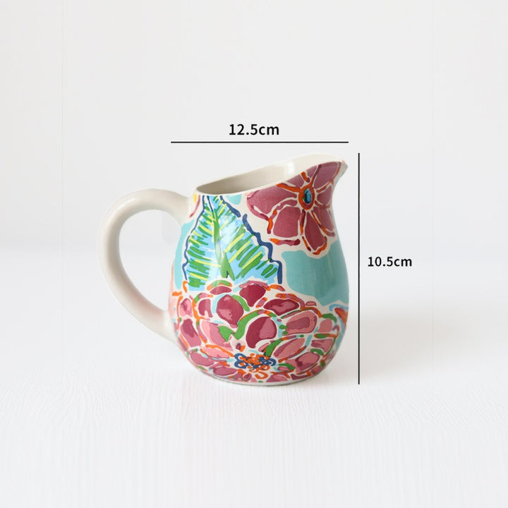Floral Print Ceramic Vase Collection