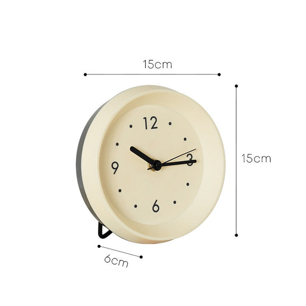 Minimal Ivory Desk Clock