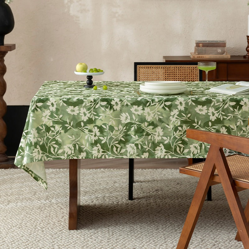 Green Leave Table Cloth