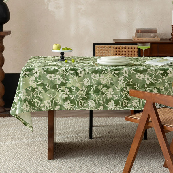 Green Leave Table Cloth