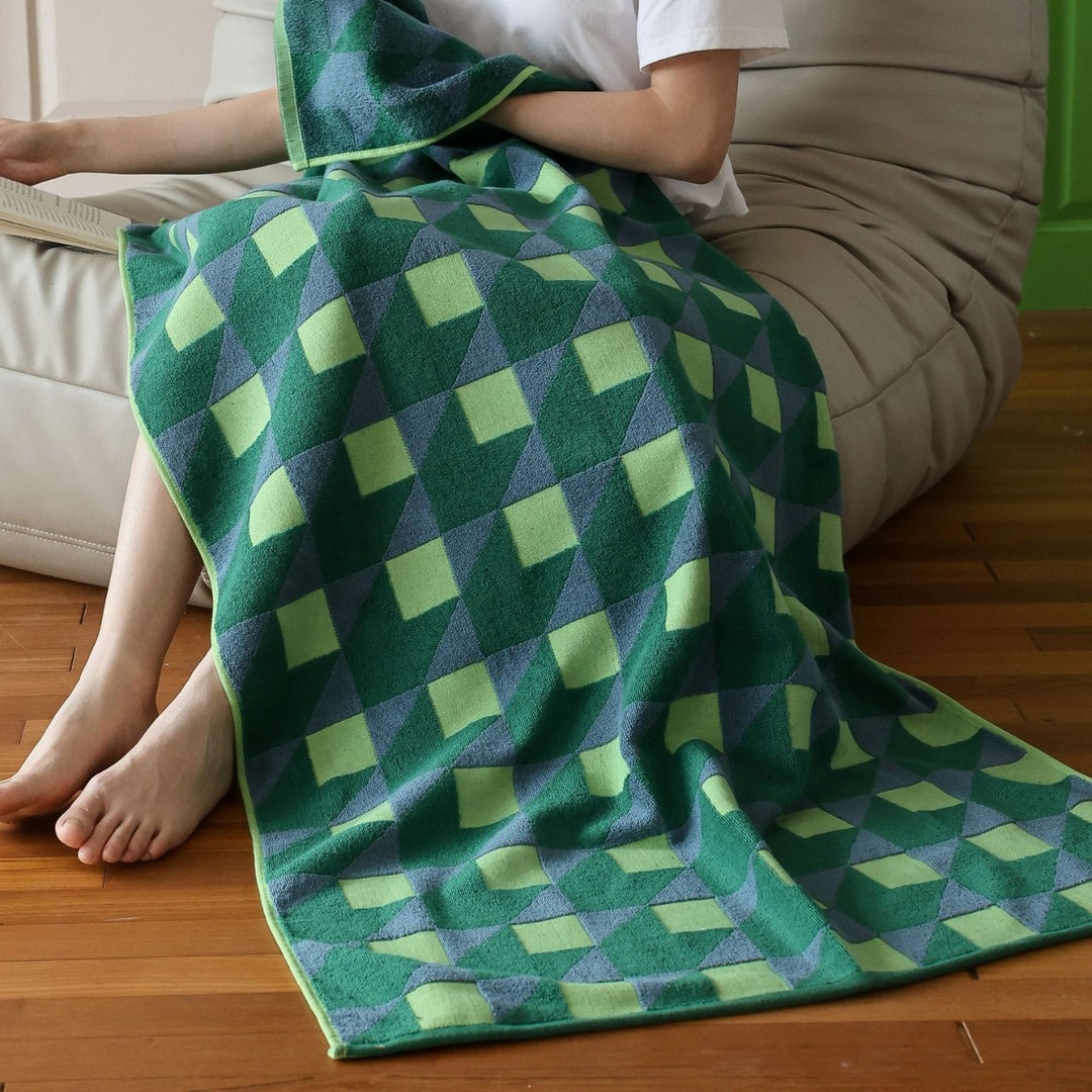 Colourful Geometry Towel Set Collection