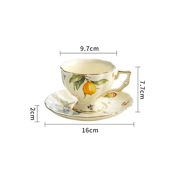 Lemon Garden Teapot & Cup Set