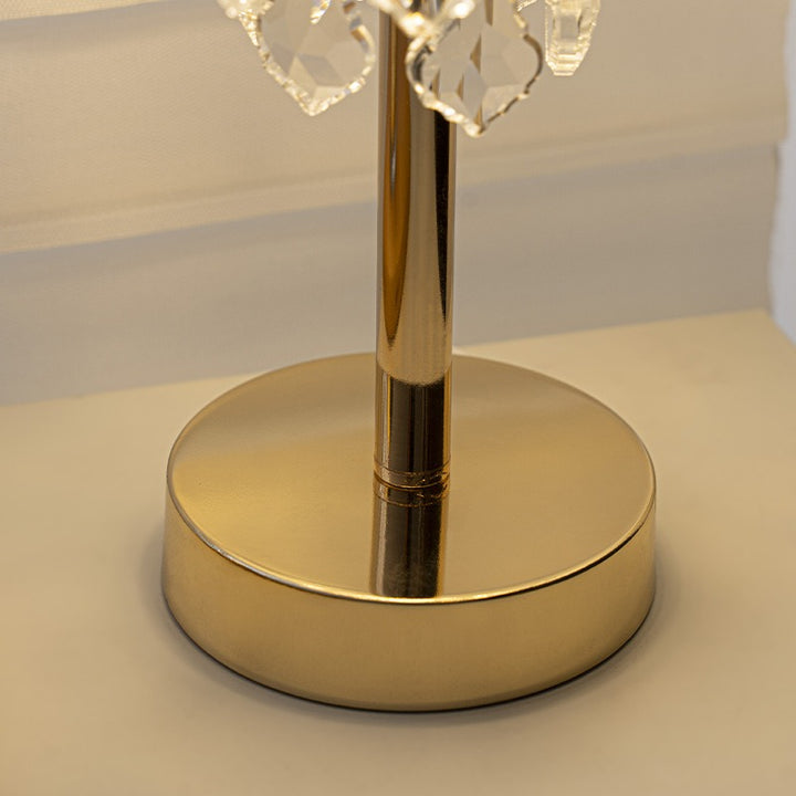Crown Crystal Table Lamp