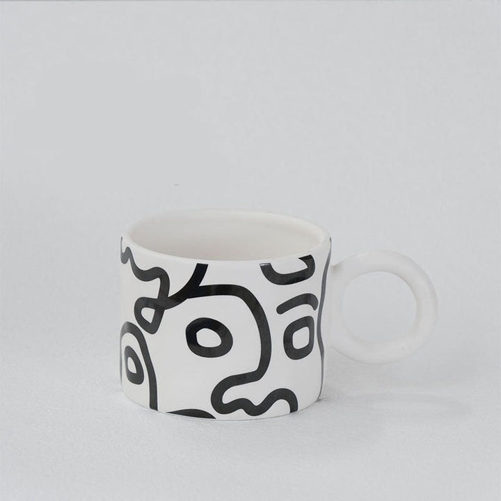 Abstract Graffiti Tea Cup Collection