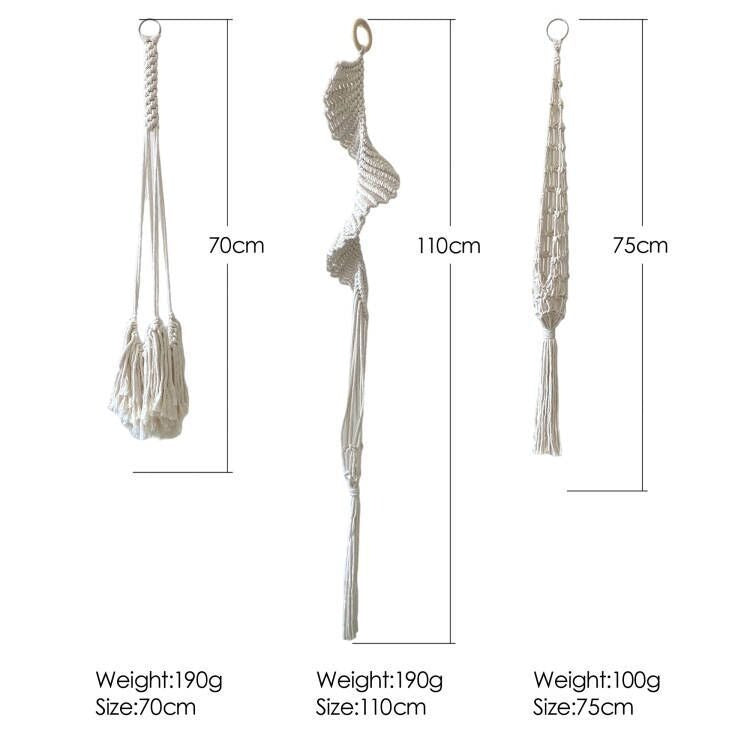 Macrame Crochet Plant Holder