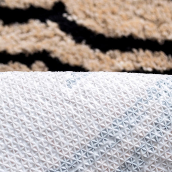 Beige Tiger Stripe Rug