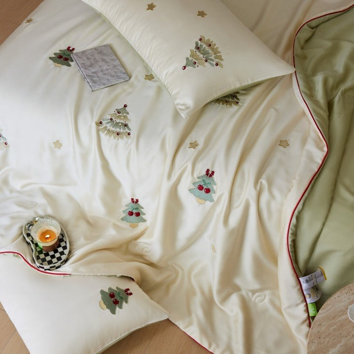 Xmas Tree Lyocell Summer Blanket