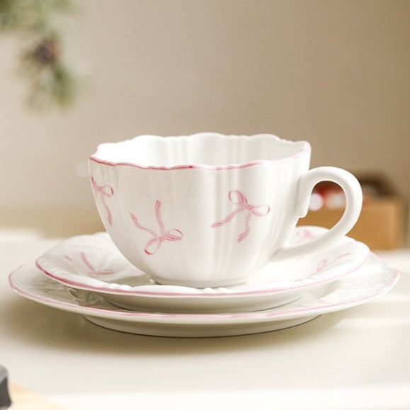 Petal Pink Bow Ceramic Collection