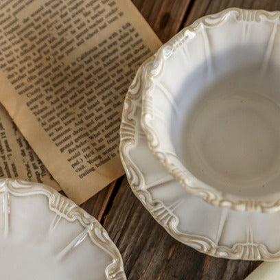 French Street Ceramic Tea Cup Set