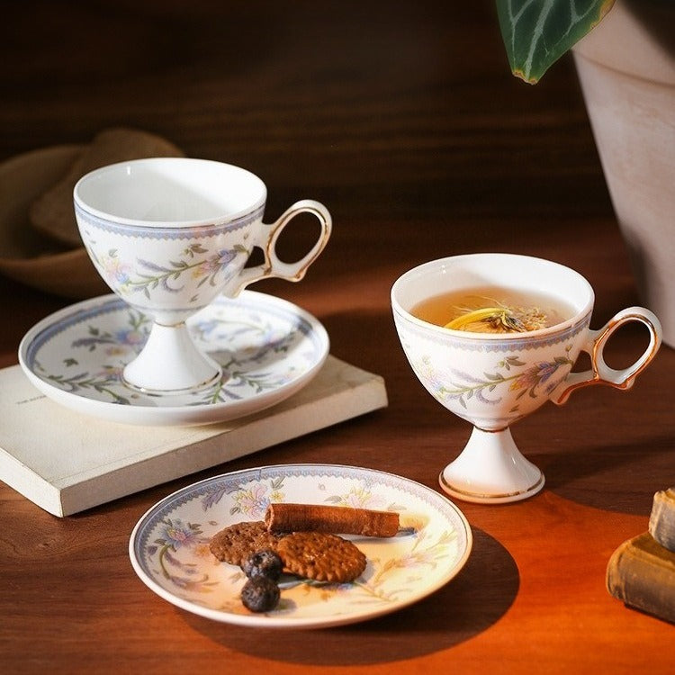 Enchanted Vines Pedestal Teacup Set