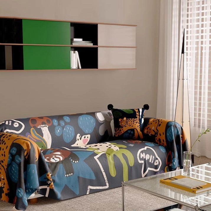 Jungle Zoo Sofa Cover