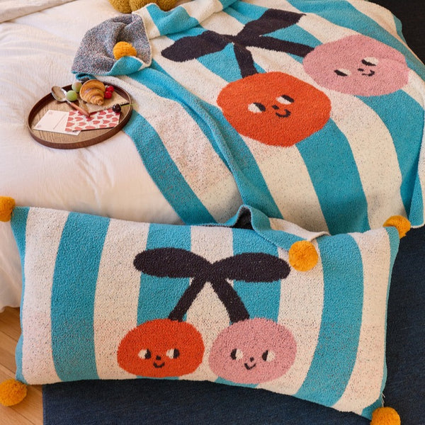 Big Eyes Striped Blanket