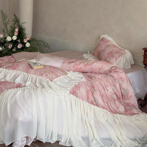 Rose Ruffled Vibe Bedding Set