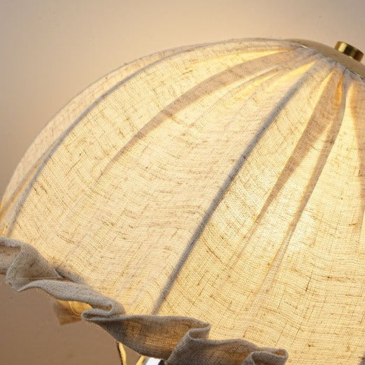 Linen Pleat Glow Lamp