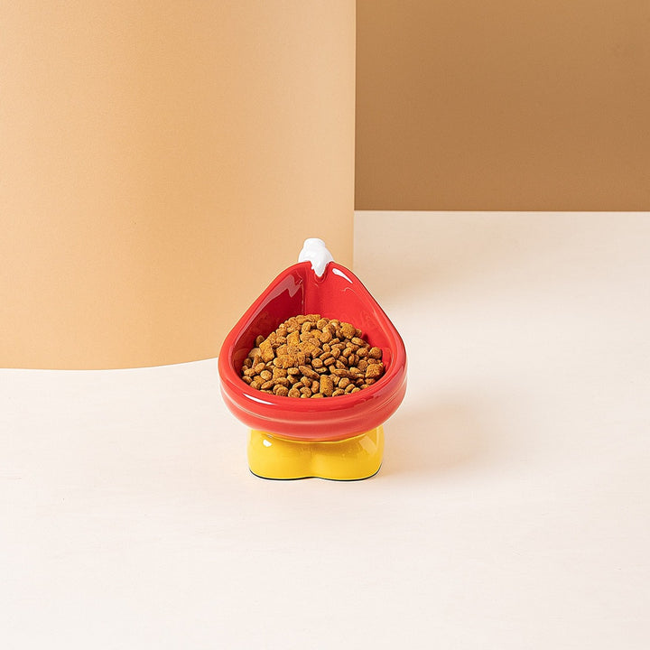 Tilted Dewdrop Pet Bowl