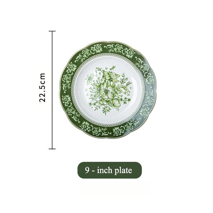 Green Garden Dinnerware