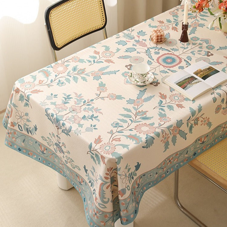 Red Sprig Tablecloth