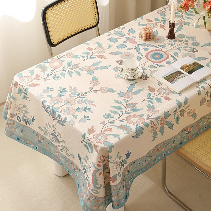 Red Sprig Tablecloth