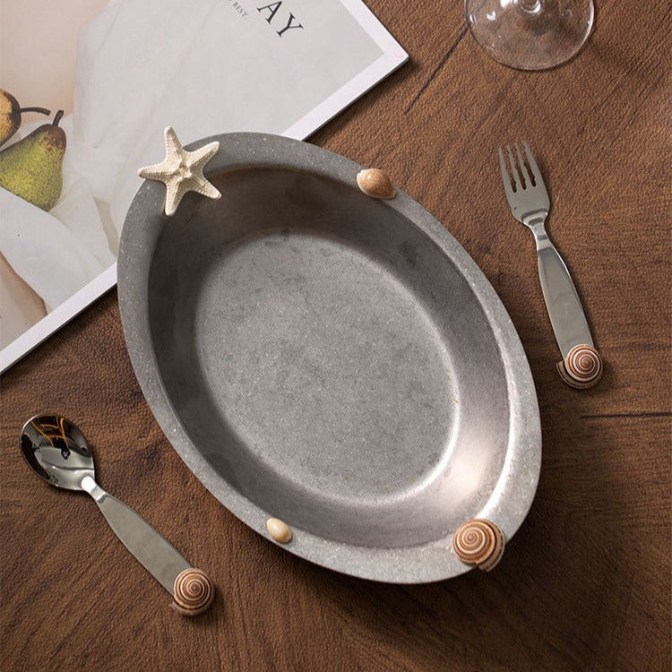 Coastal Finds Serving Dish