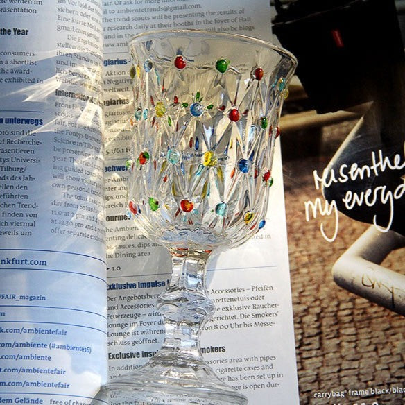 Venice Confetti Wine Glass Set