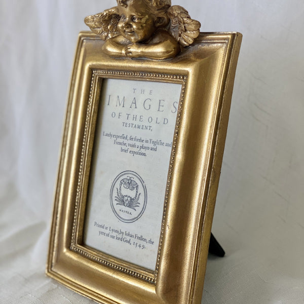 Regal Cherub Photo Frame