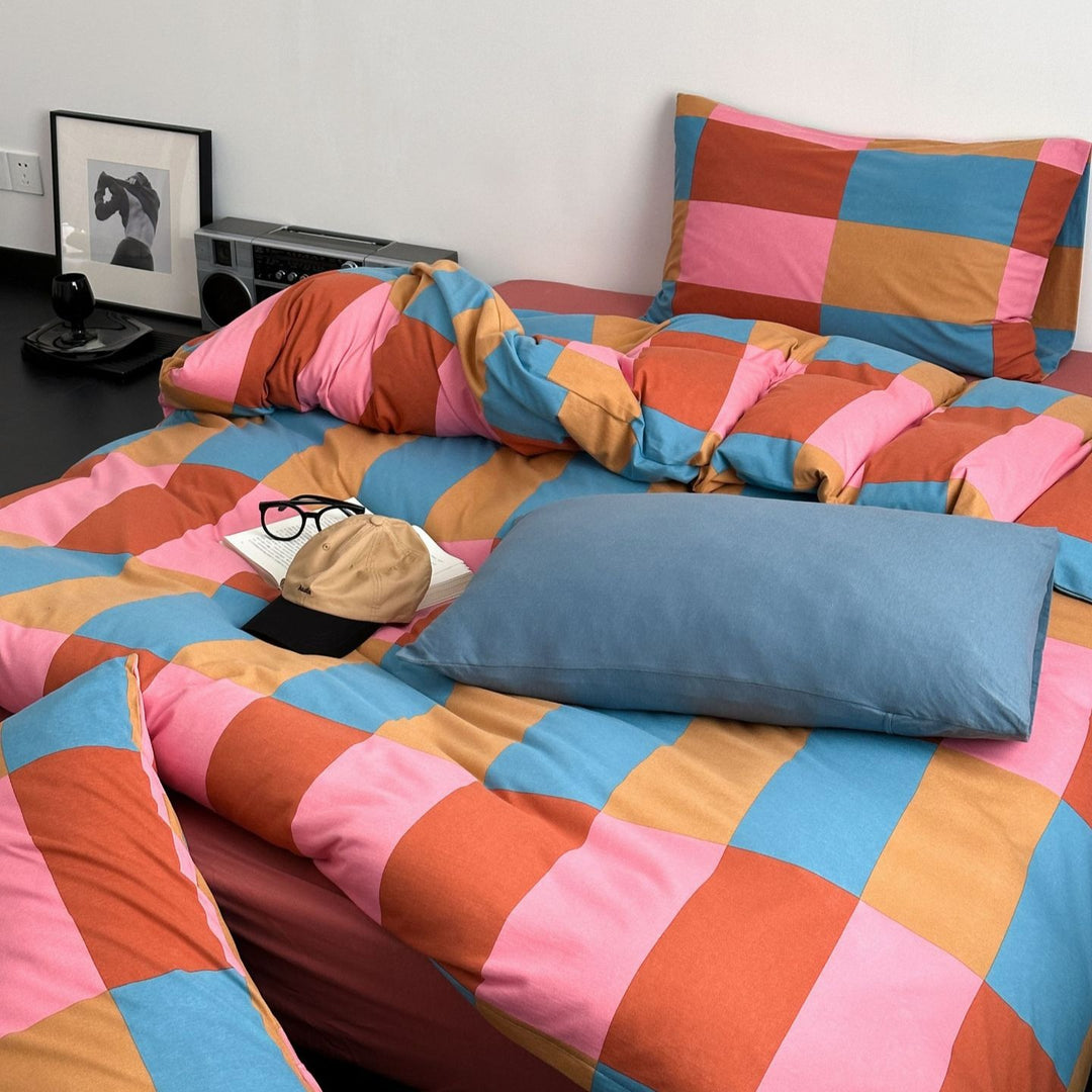 Funky Checkered Bedding Set Collection