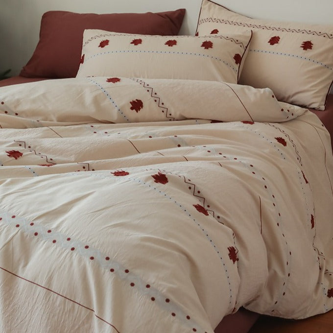 Retro Forest Bedding Set