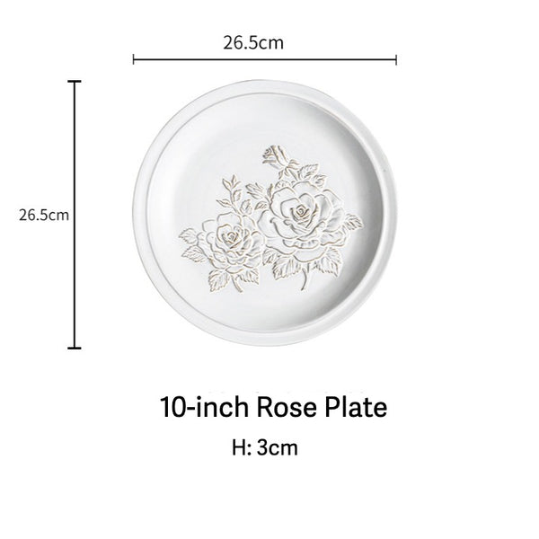 Botanical Embossed Plate