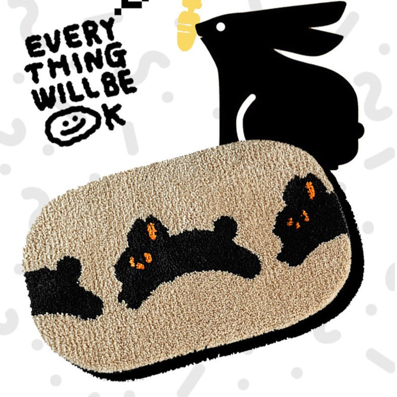 Bunny Hop Beige Rug