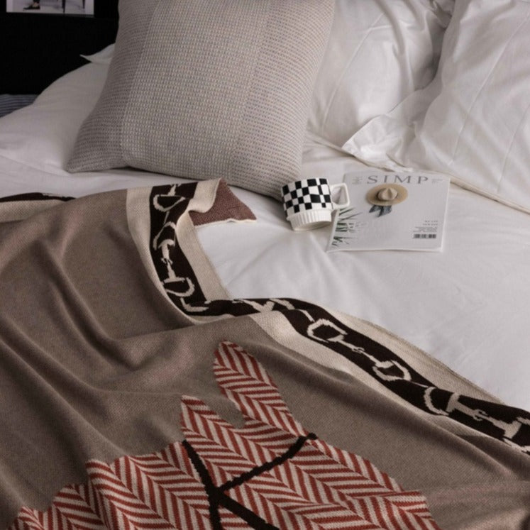 Steed Silhouette Throw