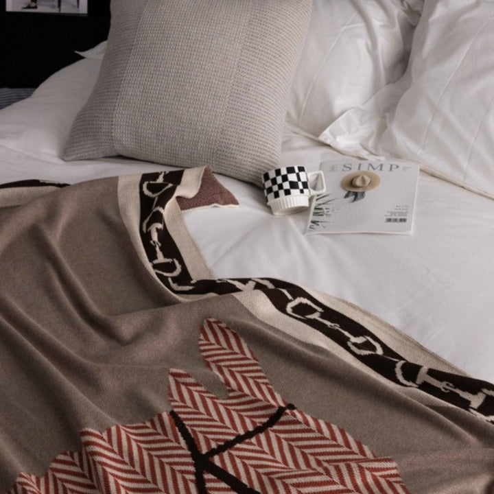 Steed Silhouette Throw