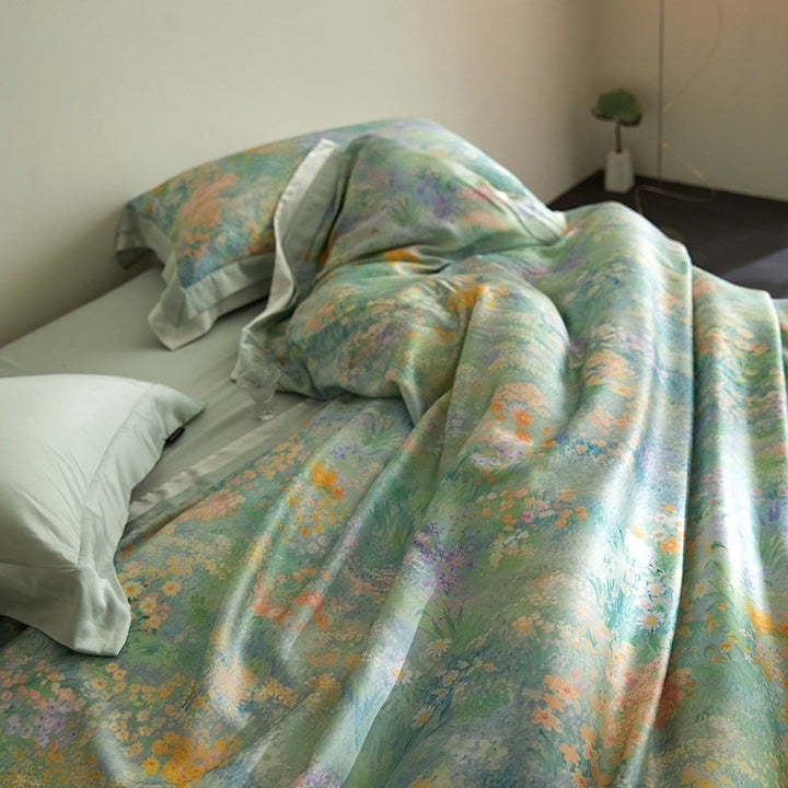 Mint Garden Lyocell Bedding Set