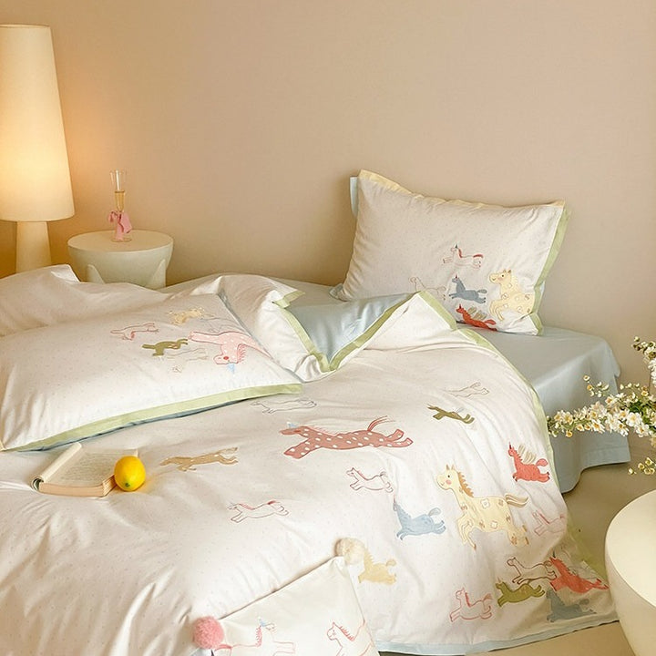 Pastel Pony Parade Bedding Set
