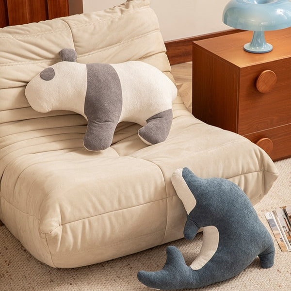 Panda and Dolphin Companion Pillow