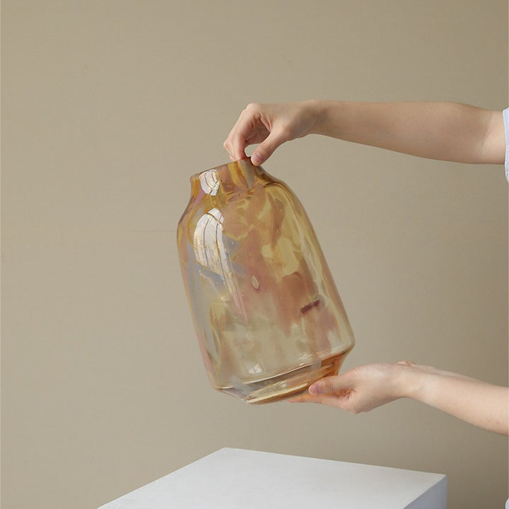 Mystic Glow Glass Vase Collection