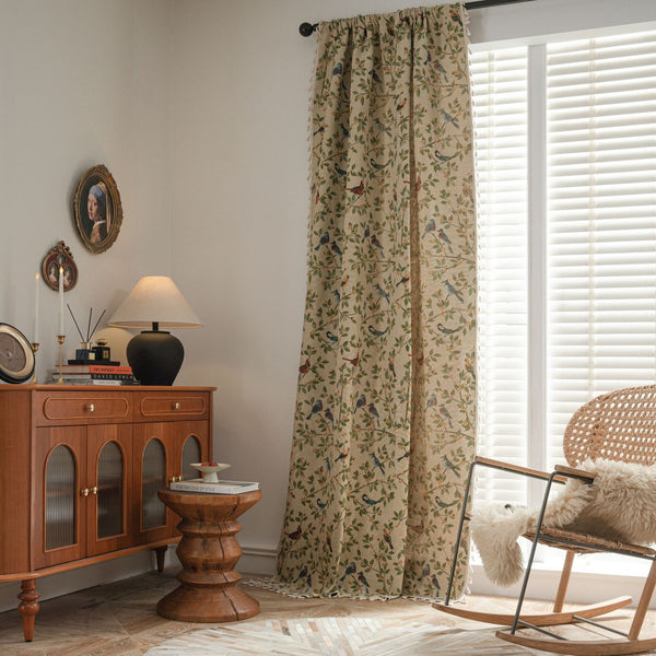 Singing Bird Tassel Curtain