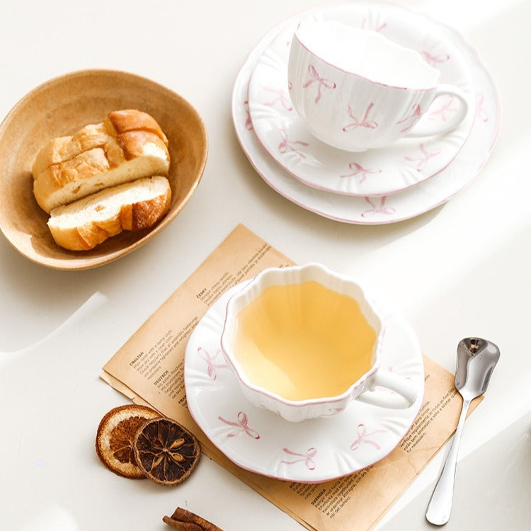 Petal Pink Bow Ceramic Collection